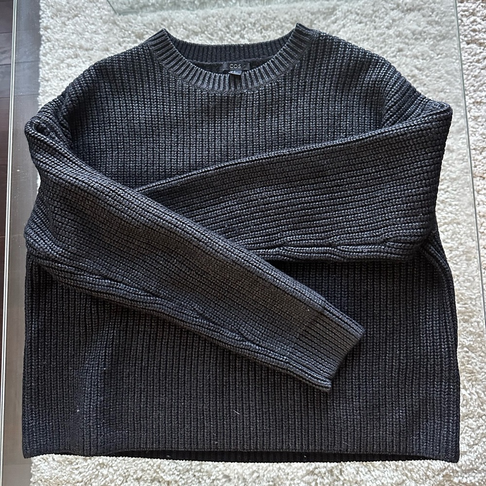 COS Wool cropped sweater MENS